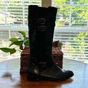 VANELi Black Leather Boots - Women's - Size 13